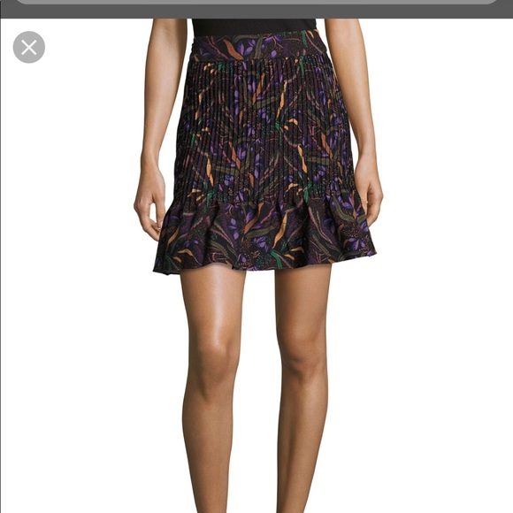 New Saloni Woven skirt Pleated Size 8 - Picture 5 of 7